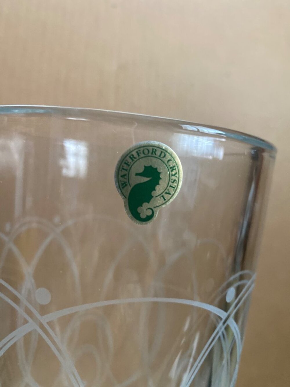 Waterford Crystal Ballet Icing Etched Swirl Vase 12" Pre-owned - Picture 8 of 10